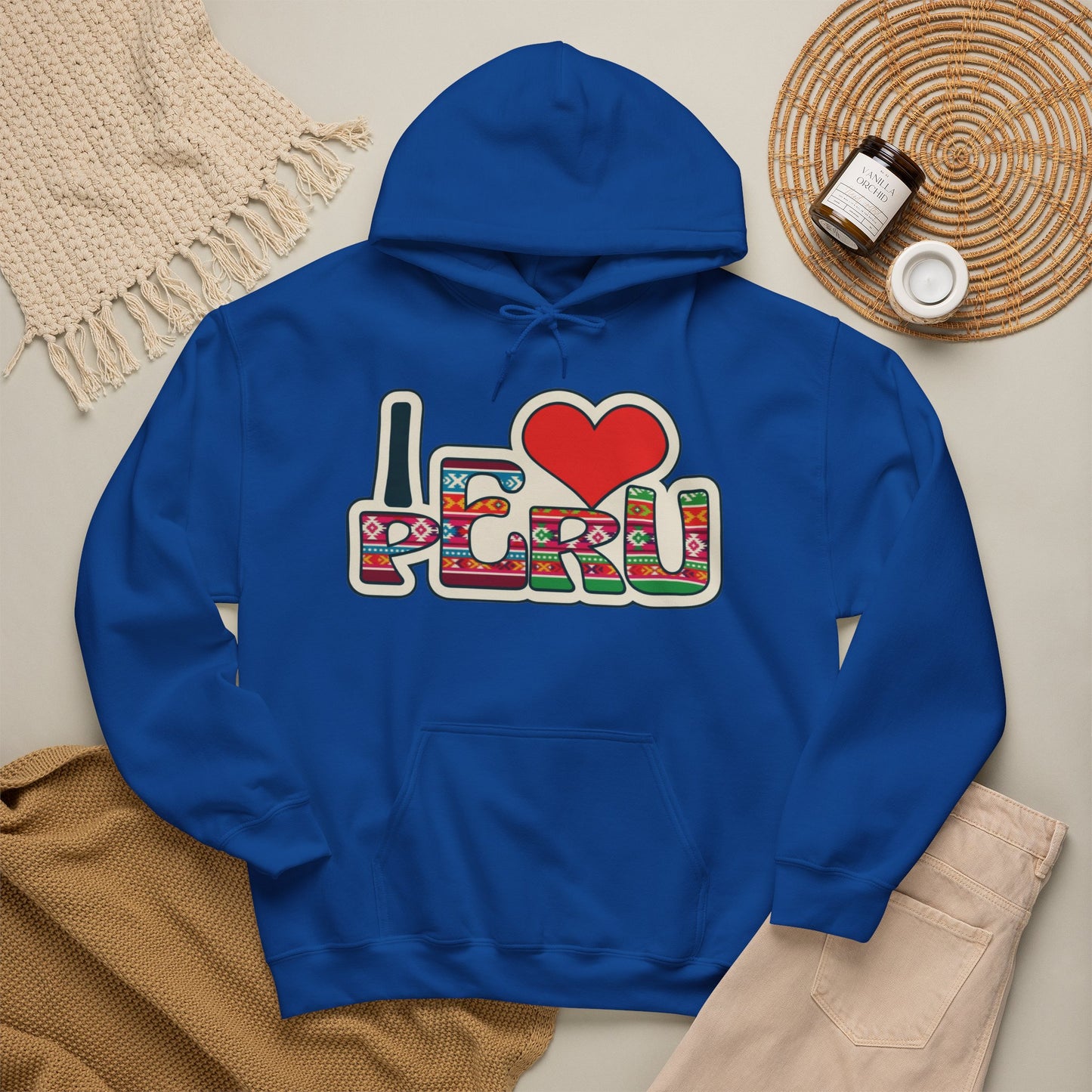 Best I Love Peru Unisex Hoodie - Peruvian Pride