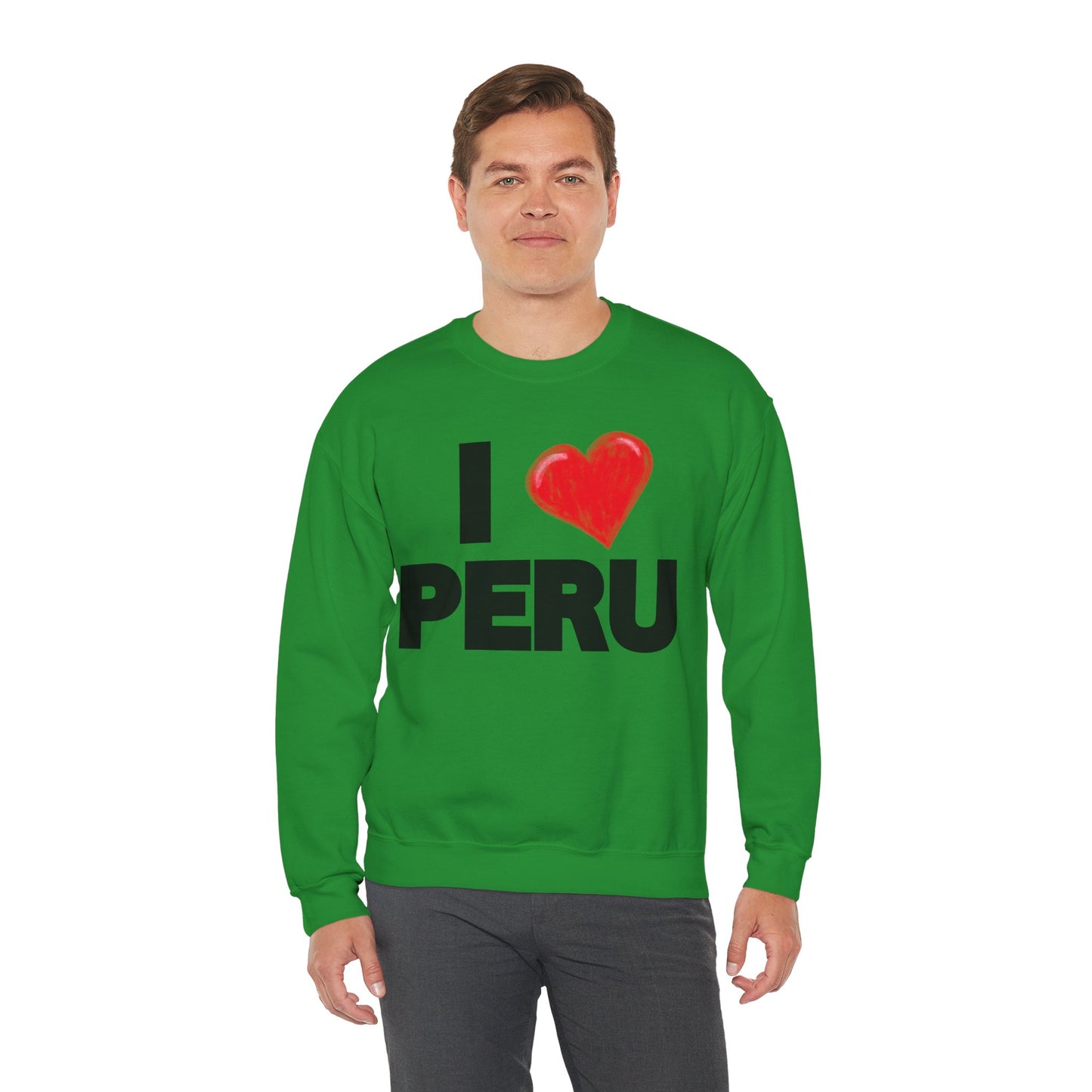 Best Peruvian Unisex Sweatshirt "I Love Peru"