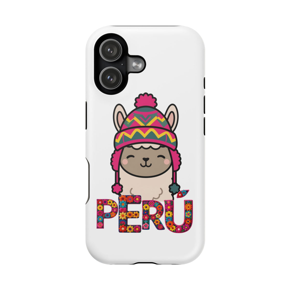 Best Peru Phone Case – Cute Llama with Chullo | Peruvian Gift