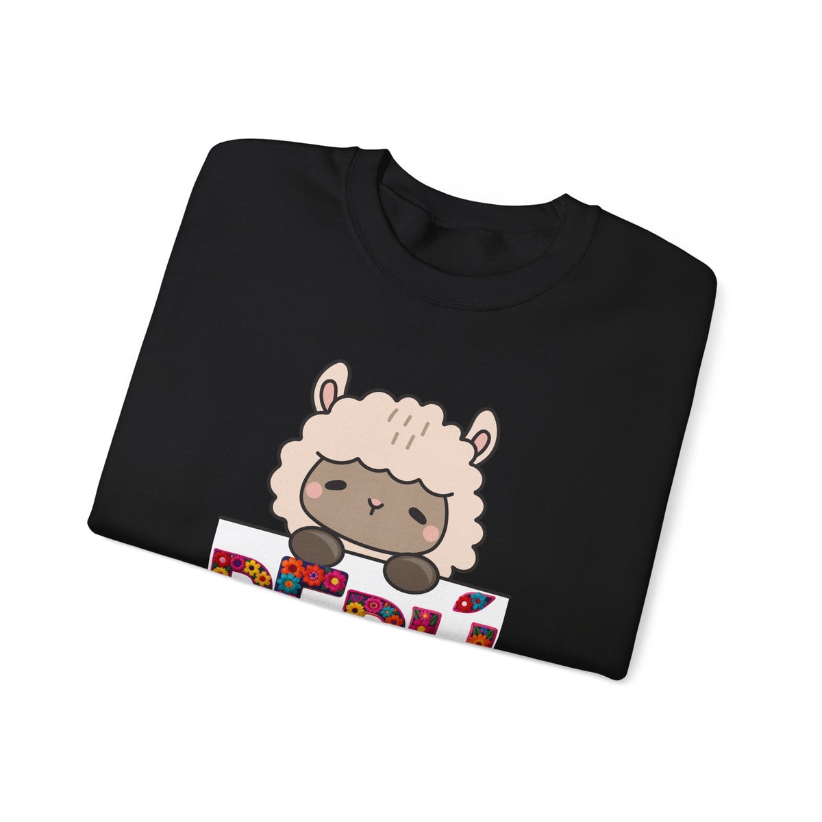 Best Cute Alpaca Peru Sweatshirt - Kawaii Floral Crewneck