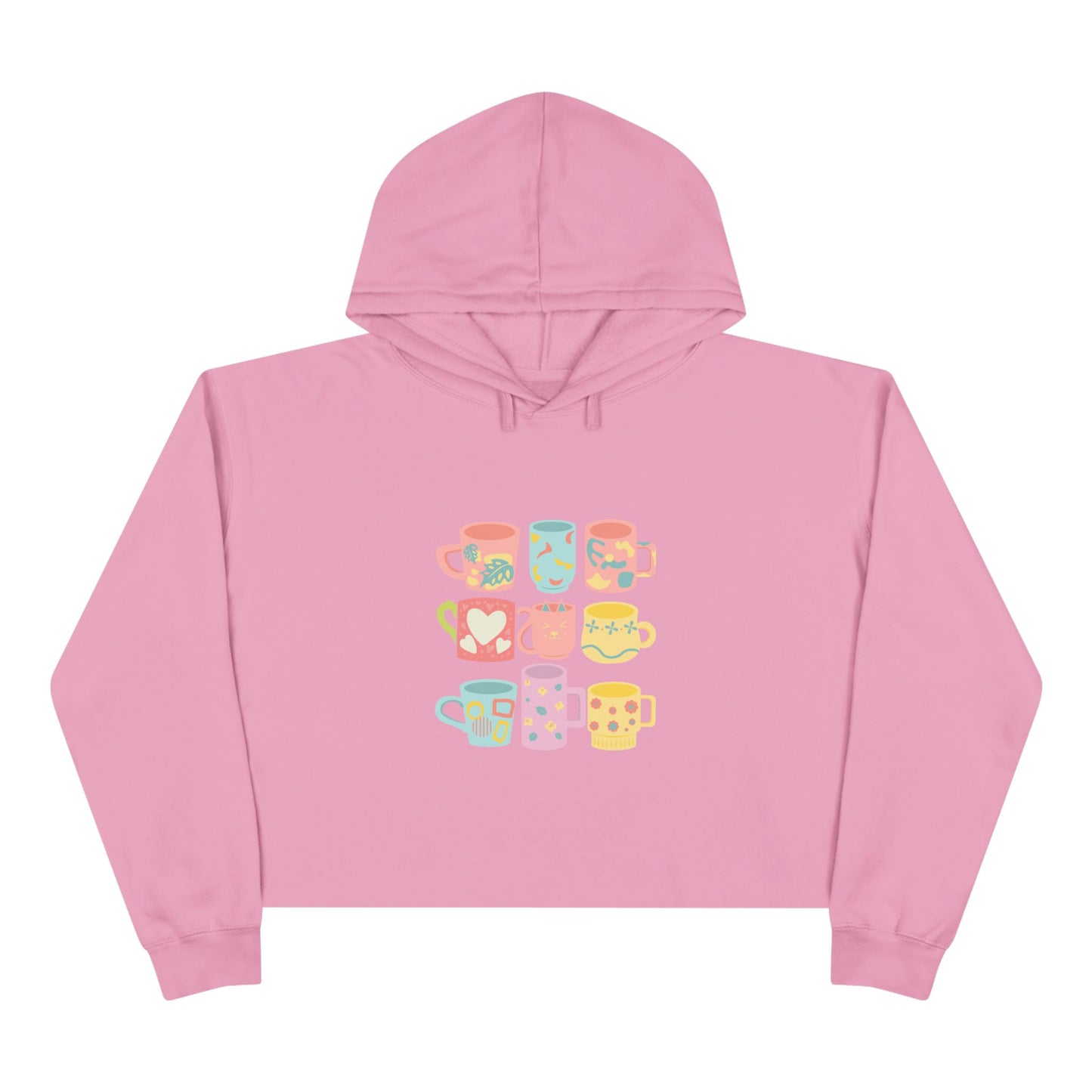 Best Coffee Cropped Hoodie "Coffee Mugs For Coffee Addicts"