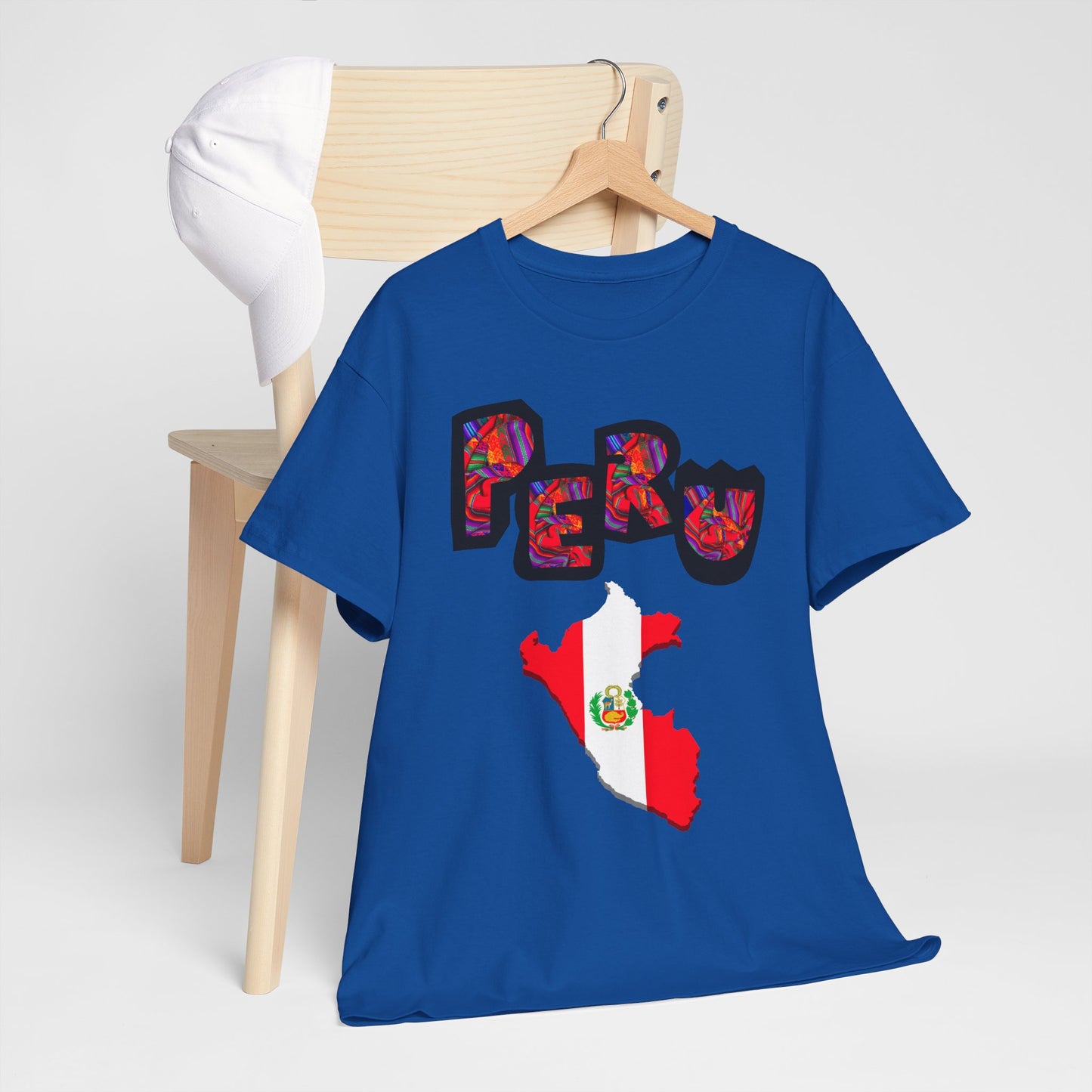 Best Peruvian T-shirt USA Unisex | Peru Map Flag Tee