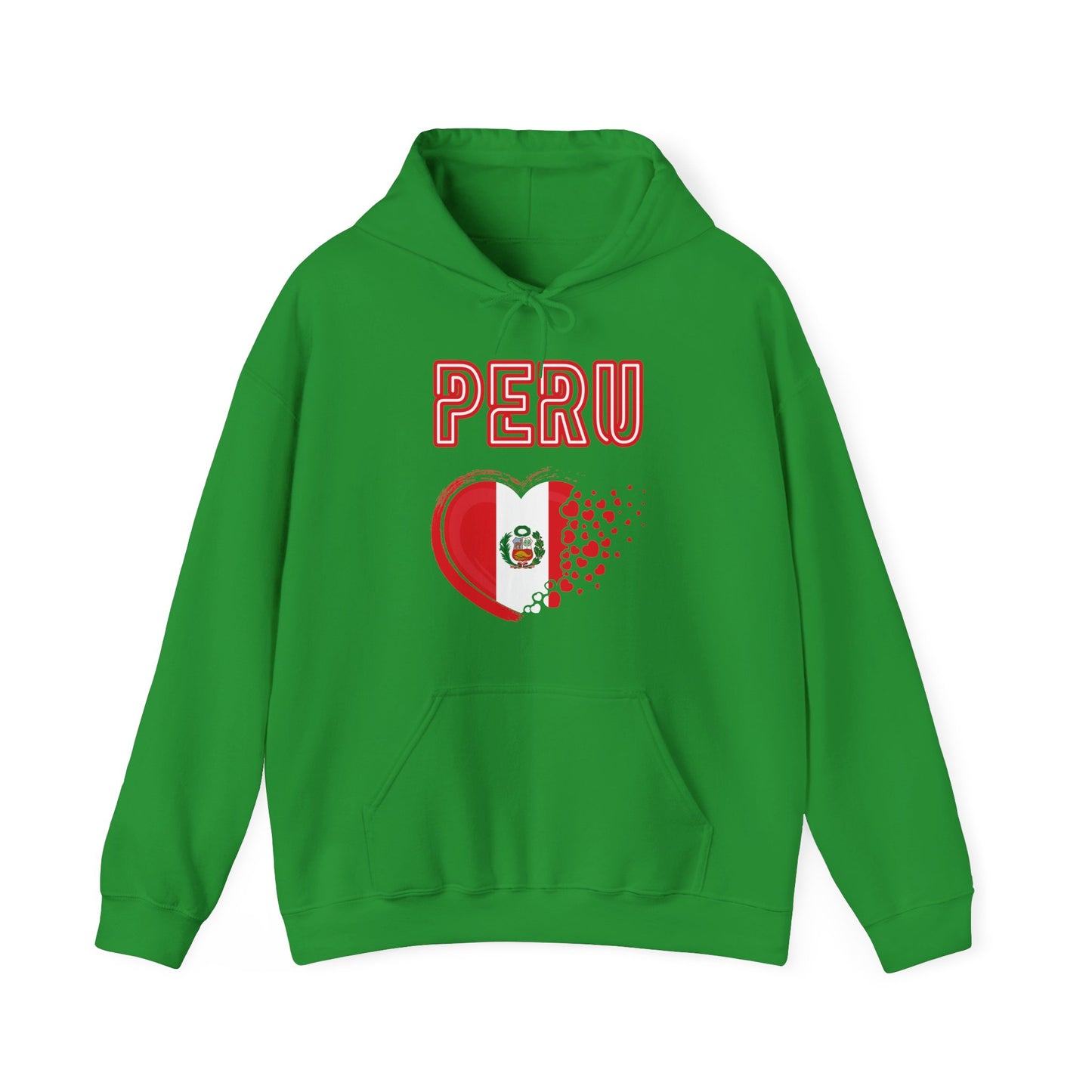 Best Peru Heart Flag Hoodie - Peruvian Pullover