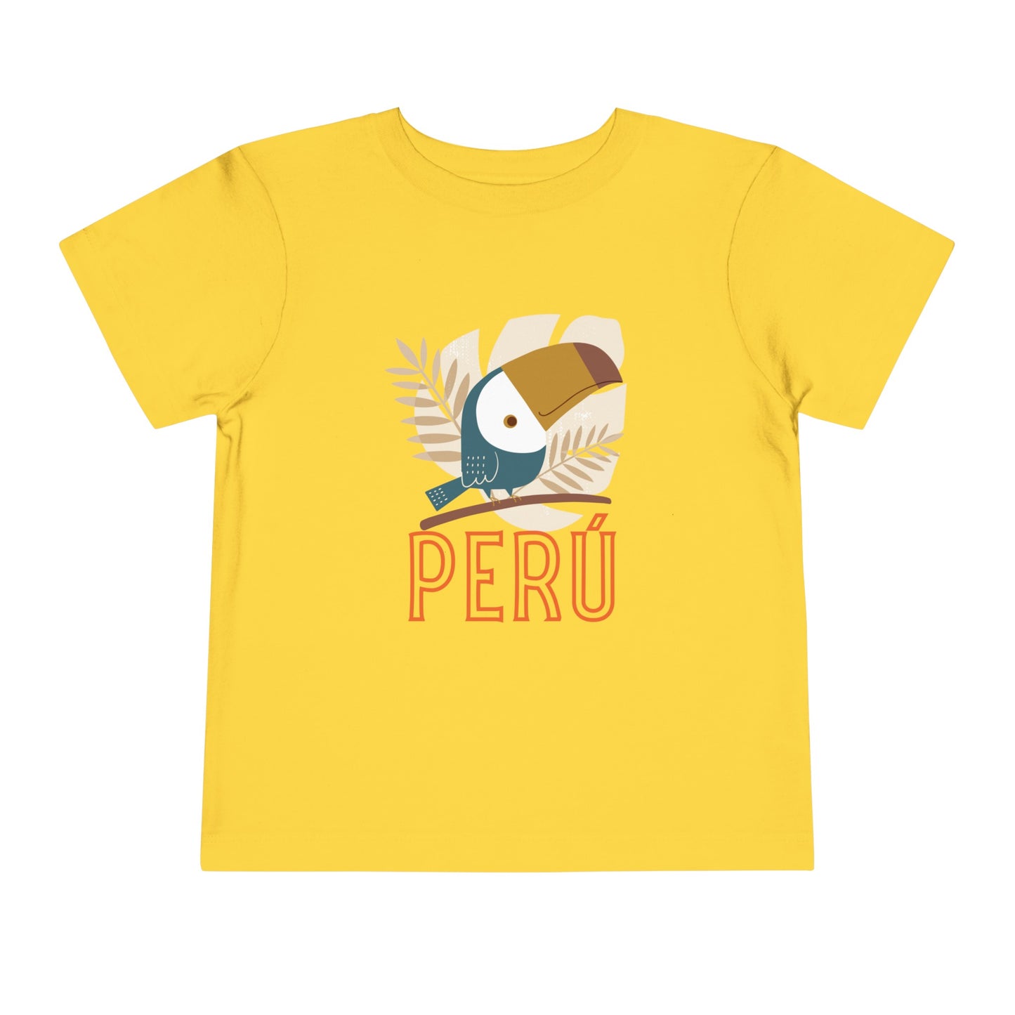 Best PeruvianToddler Short Sleeve Tee "Peru Toucan"