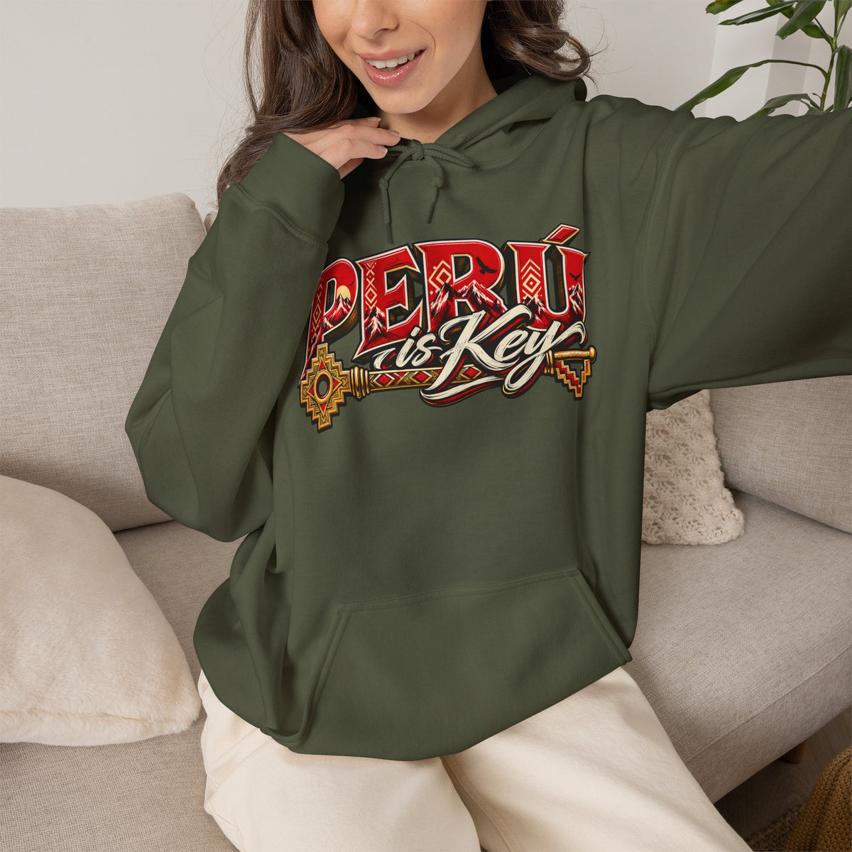 Best Peru is Key Hoodie - Andes & Chakana Peruvian Gift