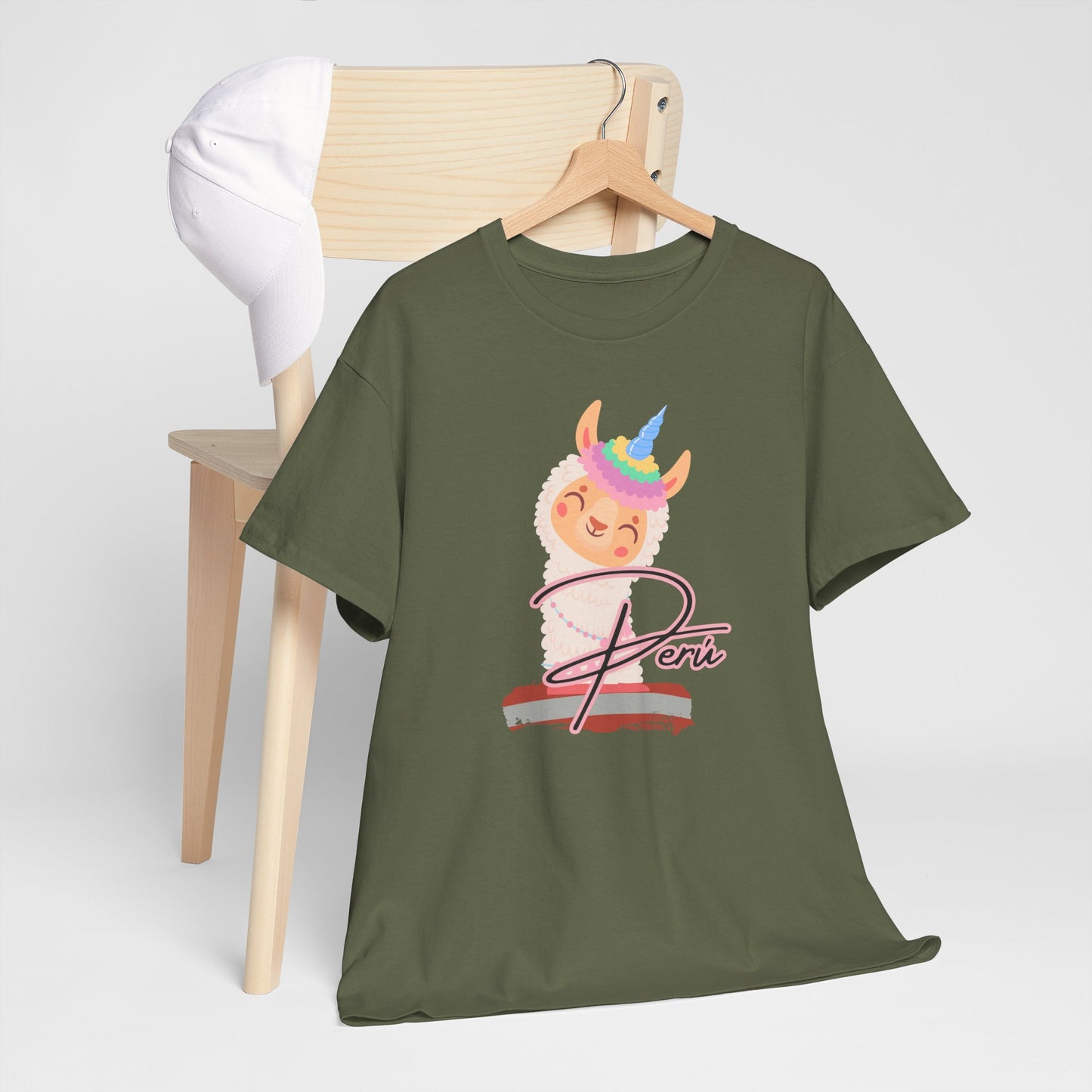 Best Peru Unicorn Llama T-Shirt USA Unisex Cute Peru Pride Tee