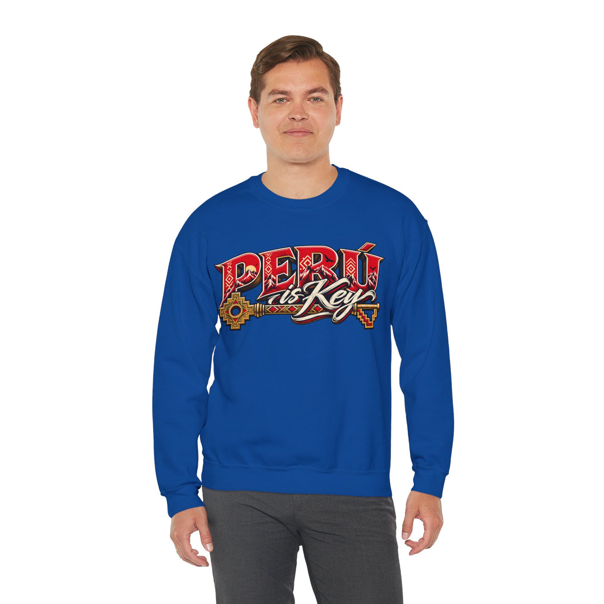 Best Peru is Key Sweatshirt - Andes Sun & Condor Crewneck