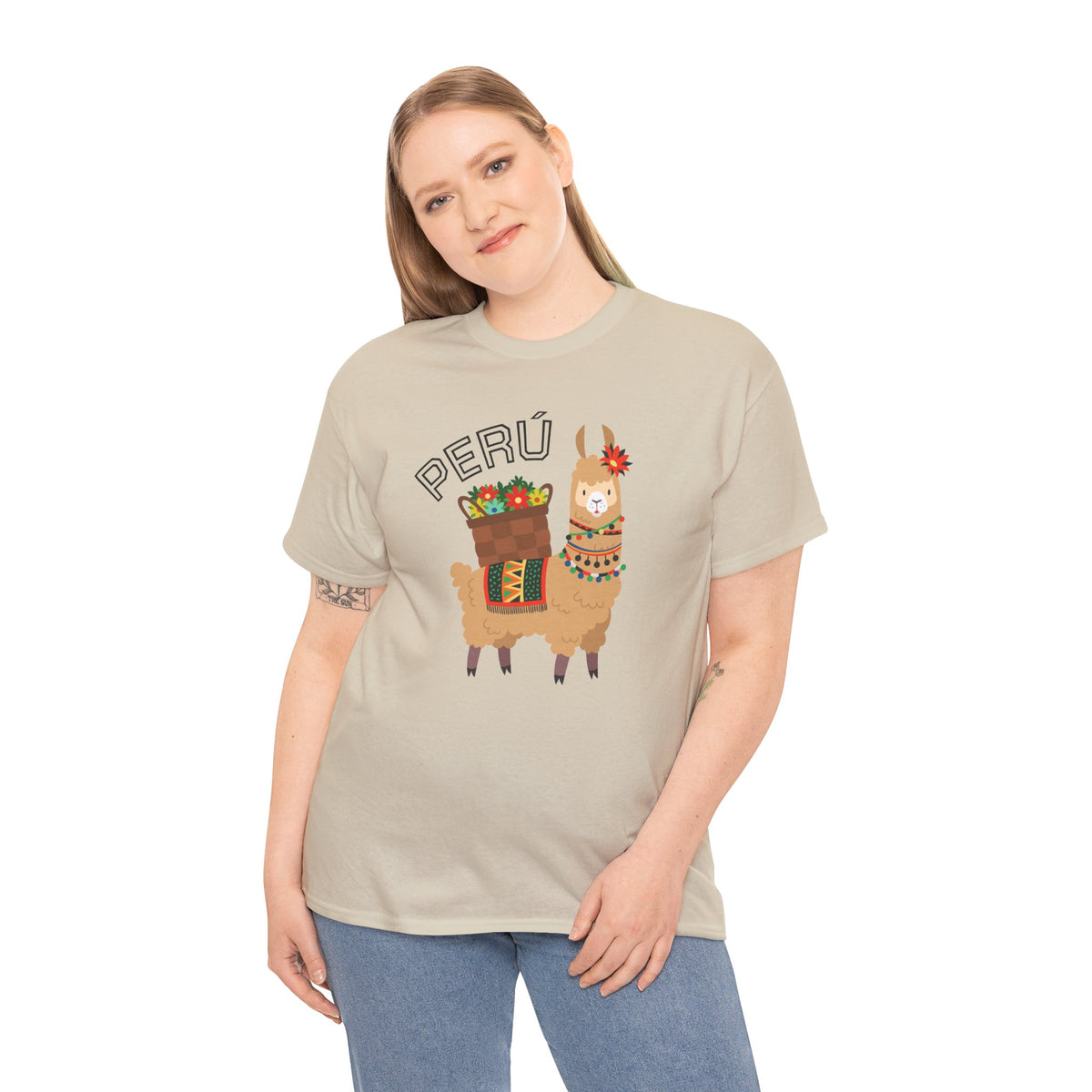 Best Peru Llama T-Shirt USA Unisex Andean Llama Pride Tee