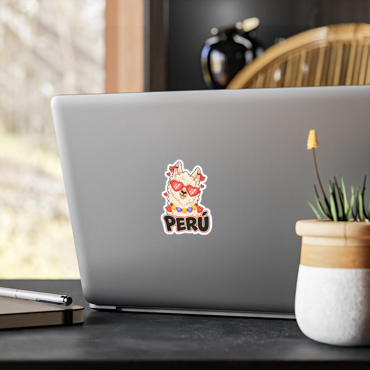 Best Cool Llama Peru Sticker - Heart Sunglasses Llama Decal
