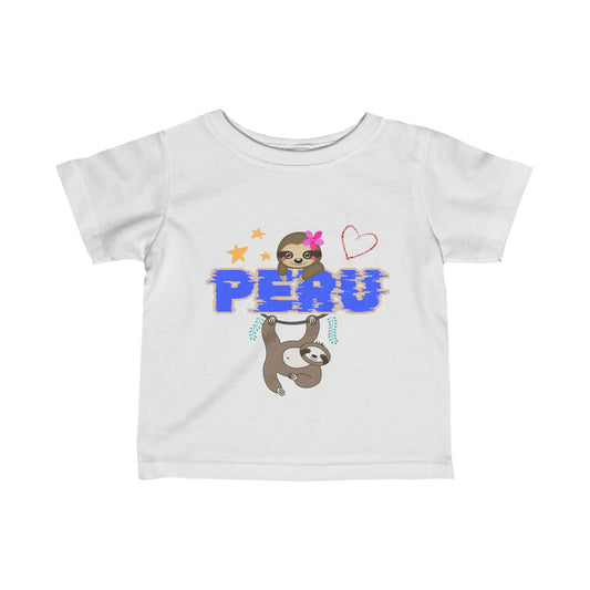 Best Peruvian Infant Fine Jersey Tee "Peruvian Jungle Perezozo"