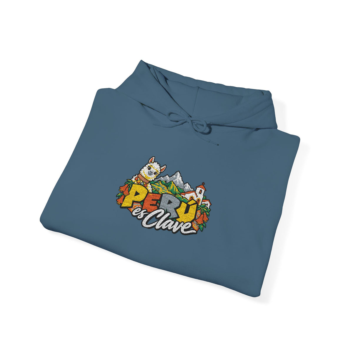 Best Perú es Clave Embroidered Hoodie - Alpaca & Andes Gift