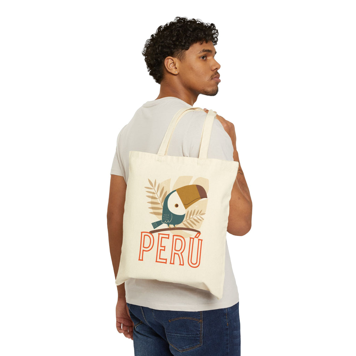 Best Peruvian Canvas Tote Bag "Tucán Perú"