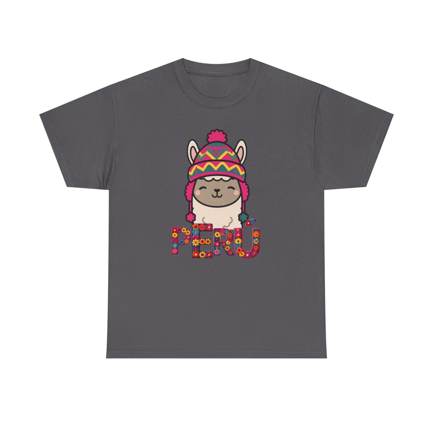 Best Peru Chullo Llama T-Shirt USA Unisex Andean Pride Tee