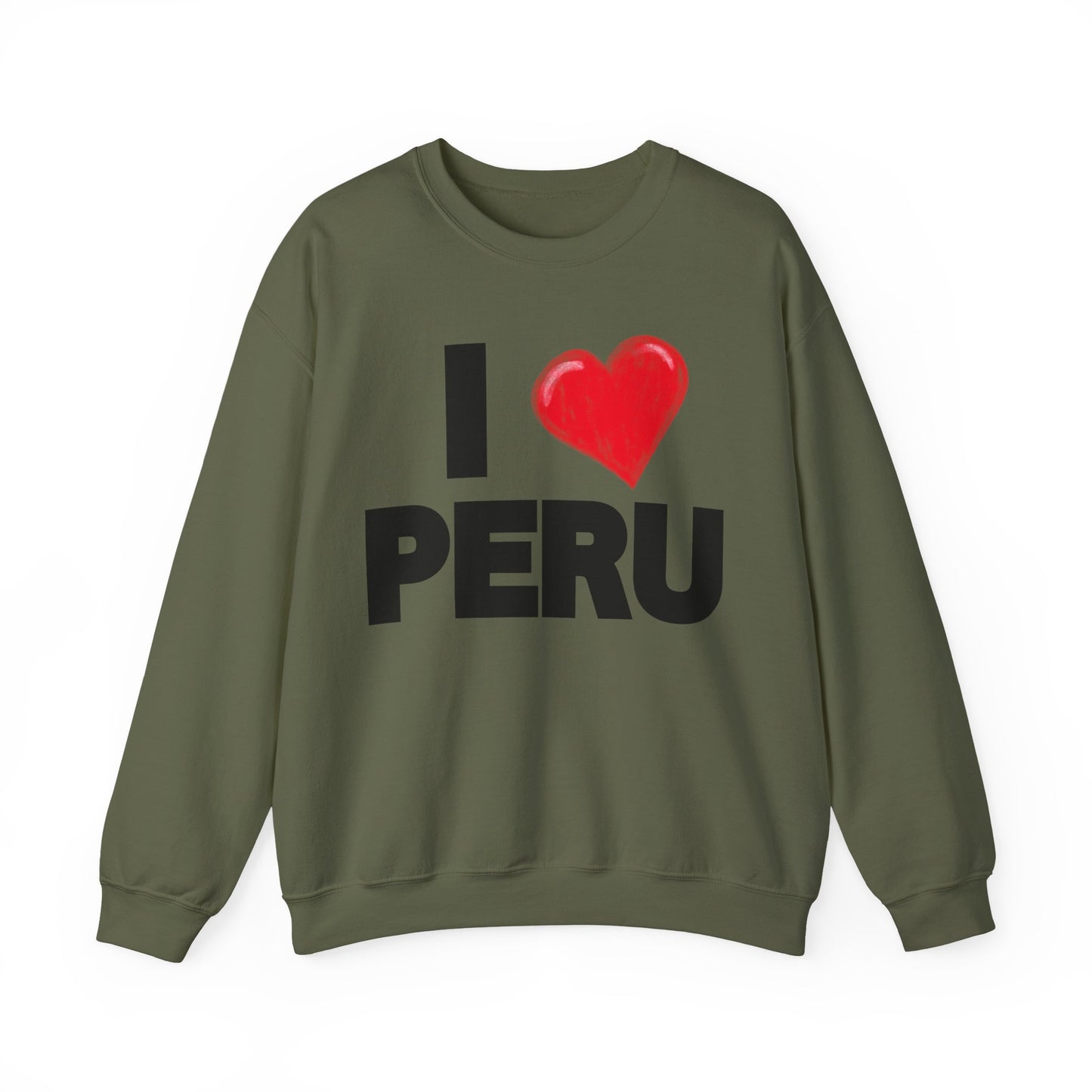 Best Peruvian Unisex Sweatshirt "I Love Peru"