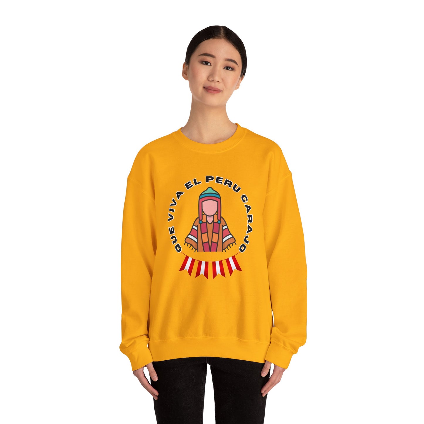 Best Peruvian Unisex Sweatshirt "Que Viva El PERU Carajo"