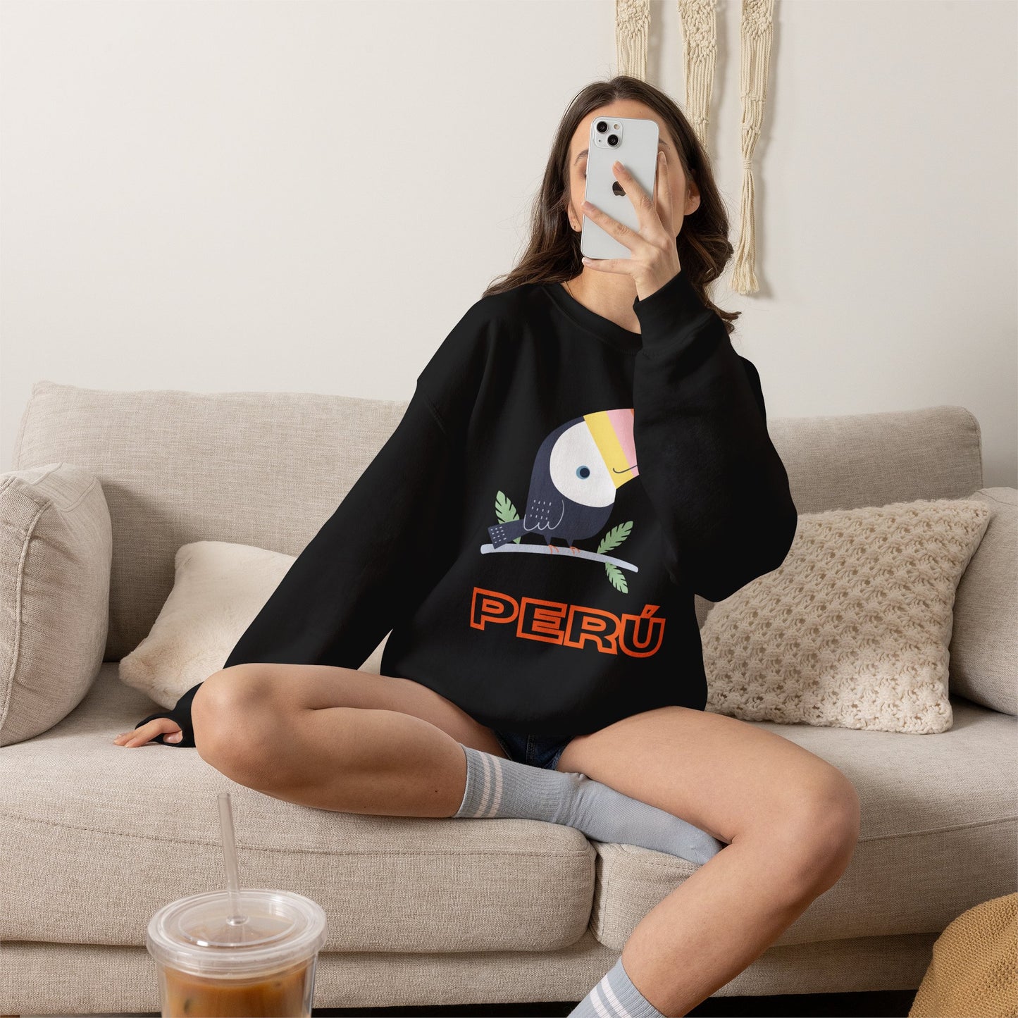 Best Peruvian Unisex Sweatshirt "Tropical Peru"