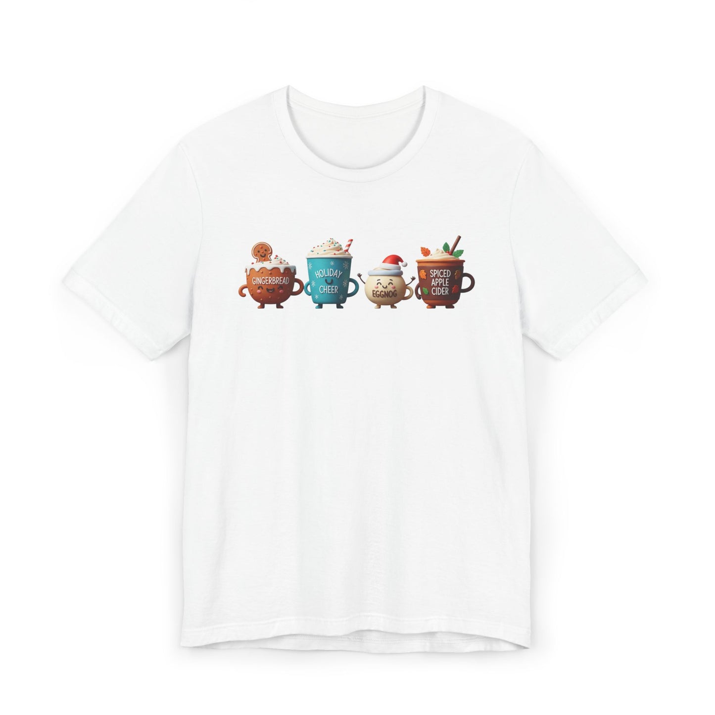 🍪☕ Gingerbread & Holiday Cheer T-Shirt USA | Festive Coffee Tee