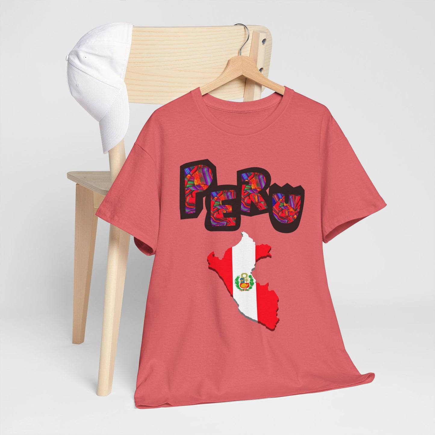 Best Peruvian T-shirt USA Unisex | Peru Map Flag Tee
