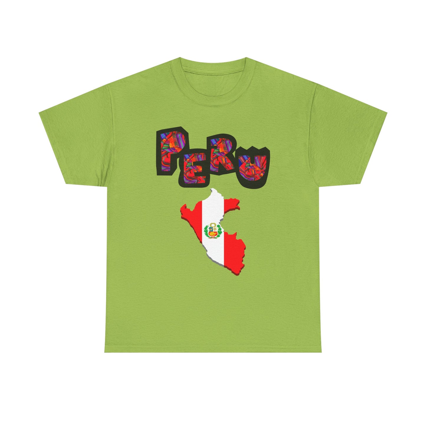 Best Peruvian T-shirt USA Unisex | Peru Map Flag Tee