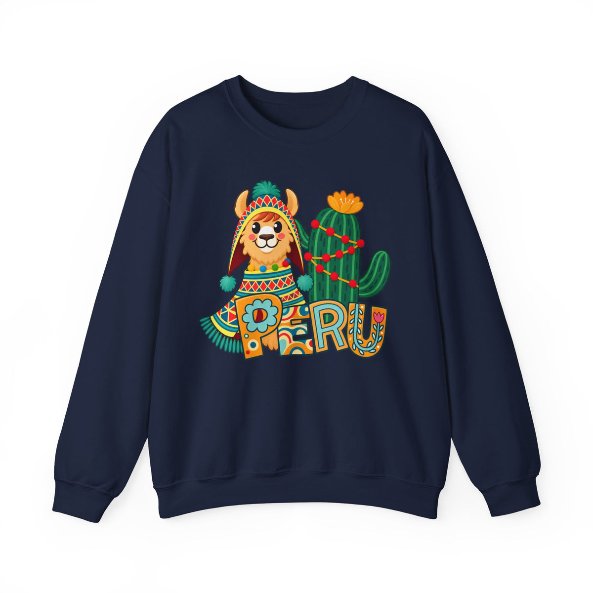 Best Peru Llama Sweatshirt - Cozy Peruvian Crewneck Gift