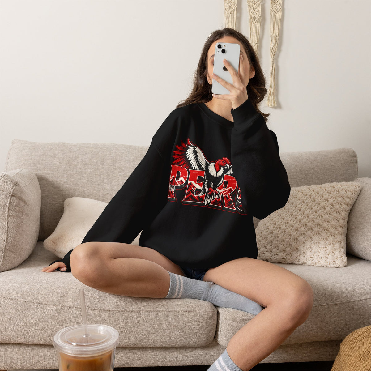 Best Peru Condor Sweatshirt - Peruvian Crewneck