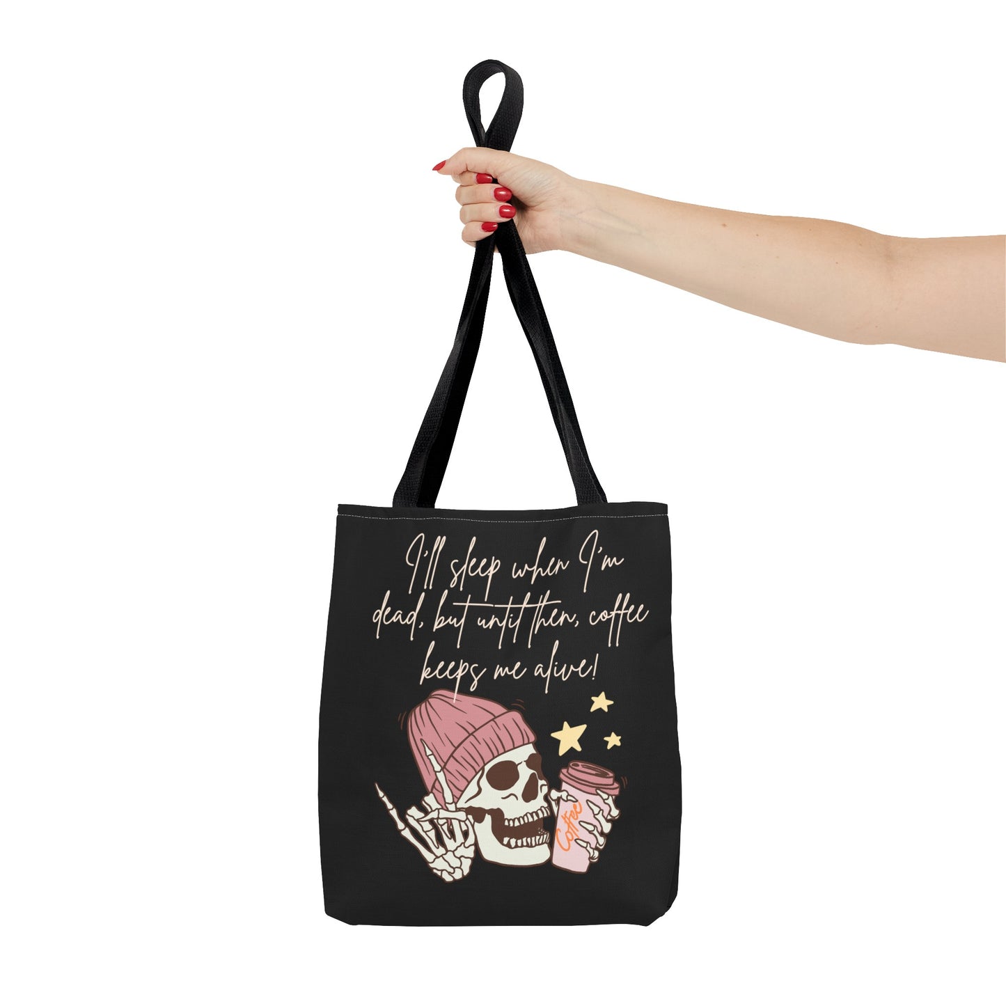 Best Coffee Tote Bag "Coffee keeps me alive"