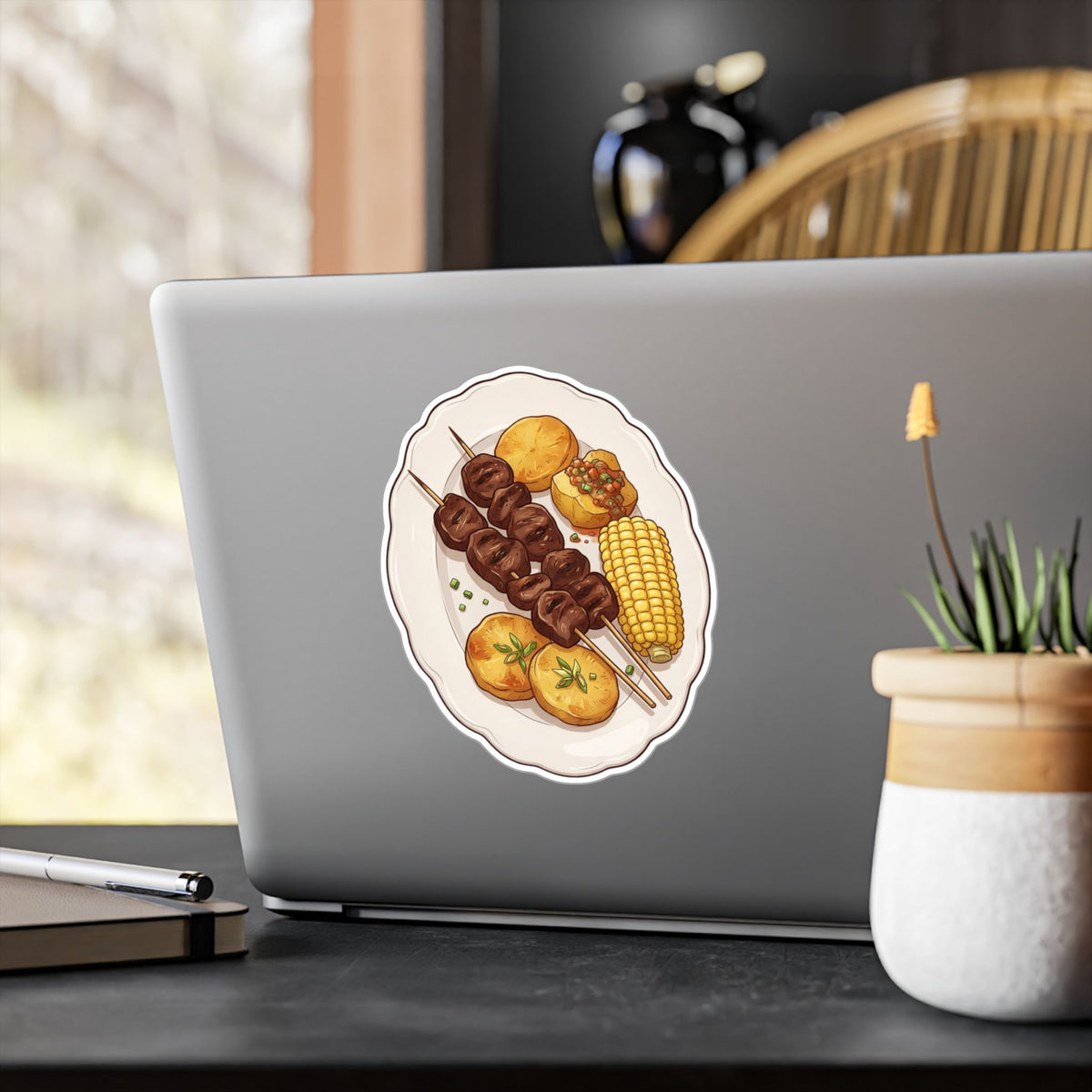 Best Anticuchos Sticker - Peruvian Food Vinyl Decal Gift
