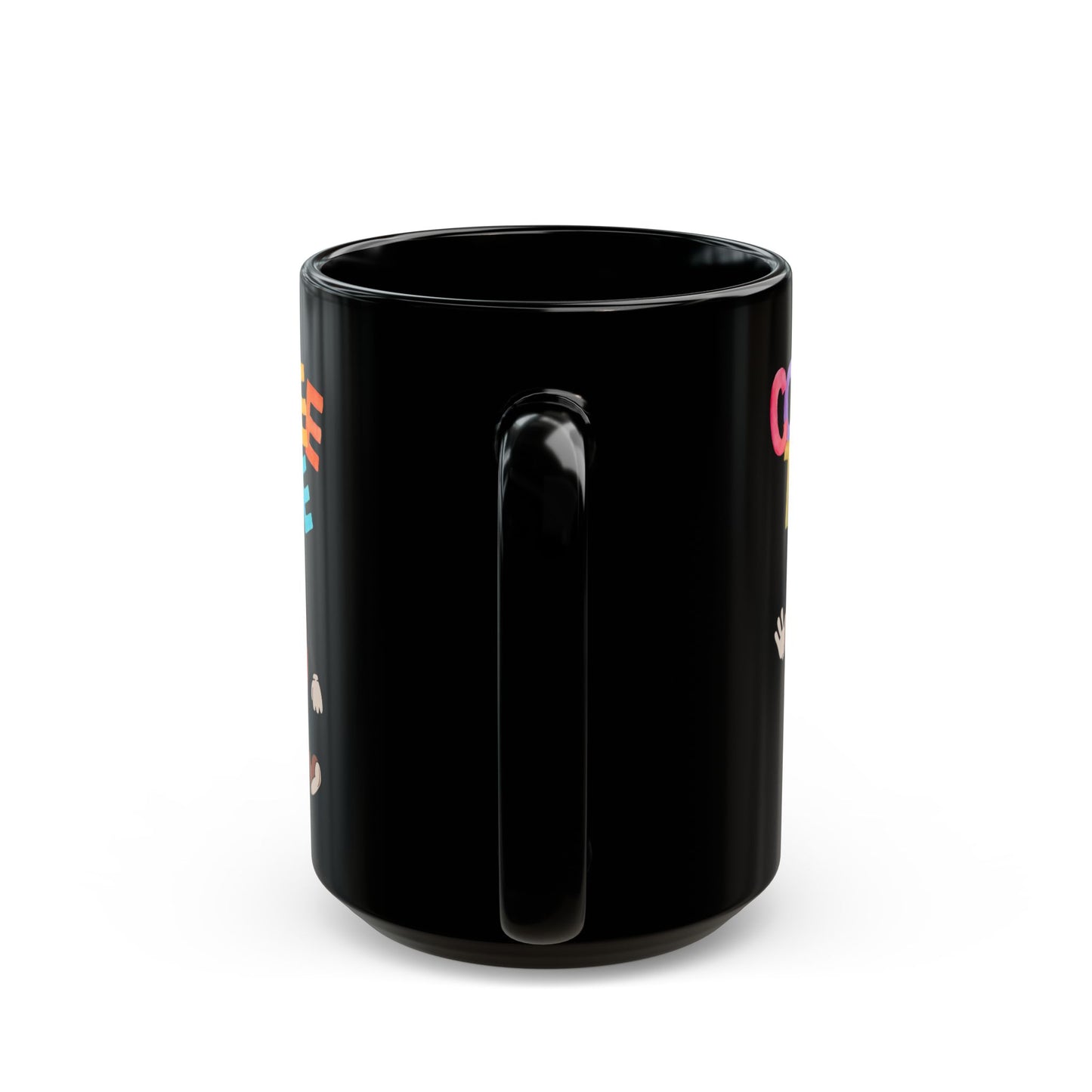 Best Black Coffee Mug with Cheerful Coffee Companion: Midnight Mocha Meetup