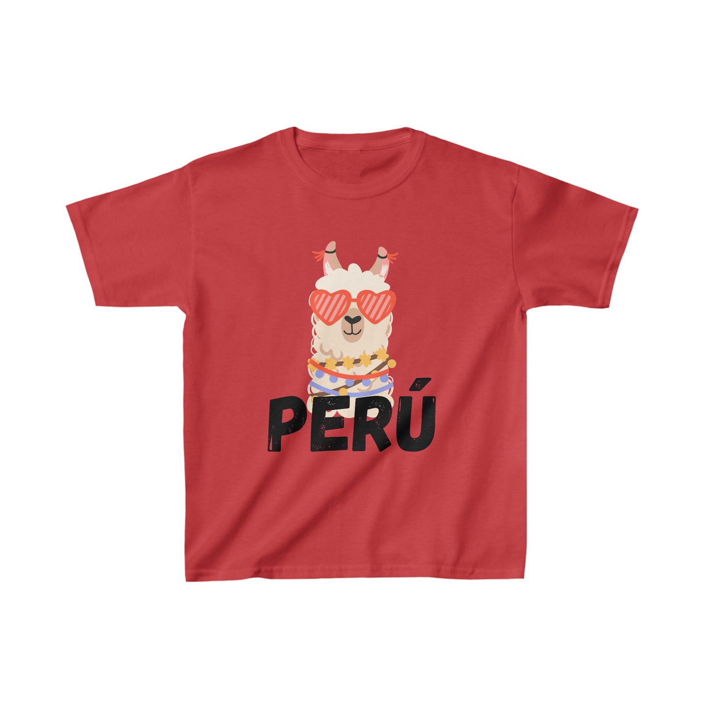 Peruvian Unisex Kids T-Shirt "Peru Llama"