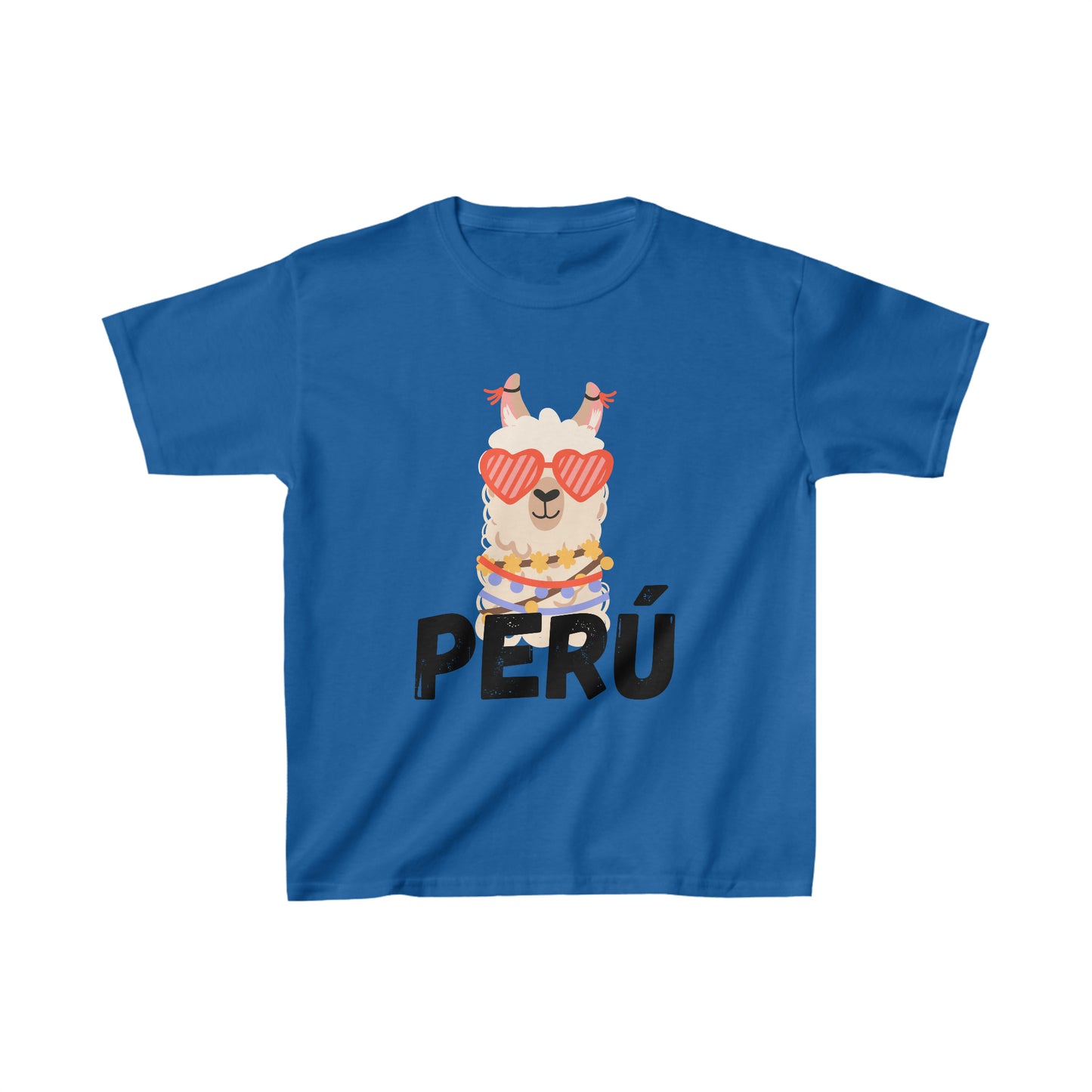 Peruvian Unisex Kids T-Shirt "Peru Llama"