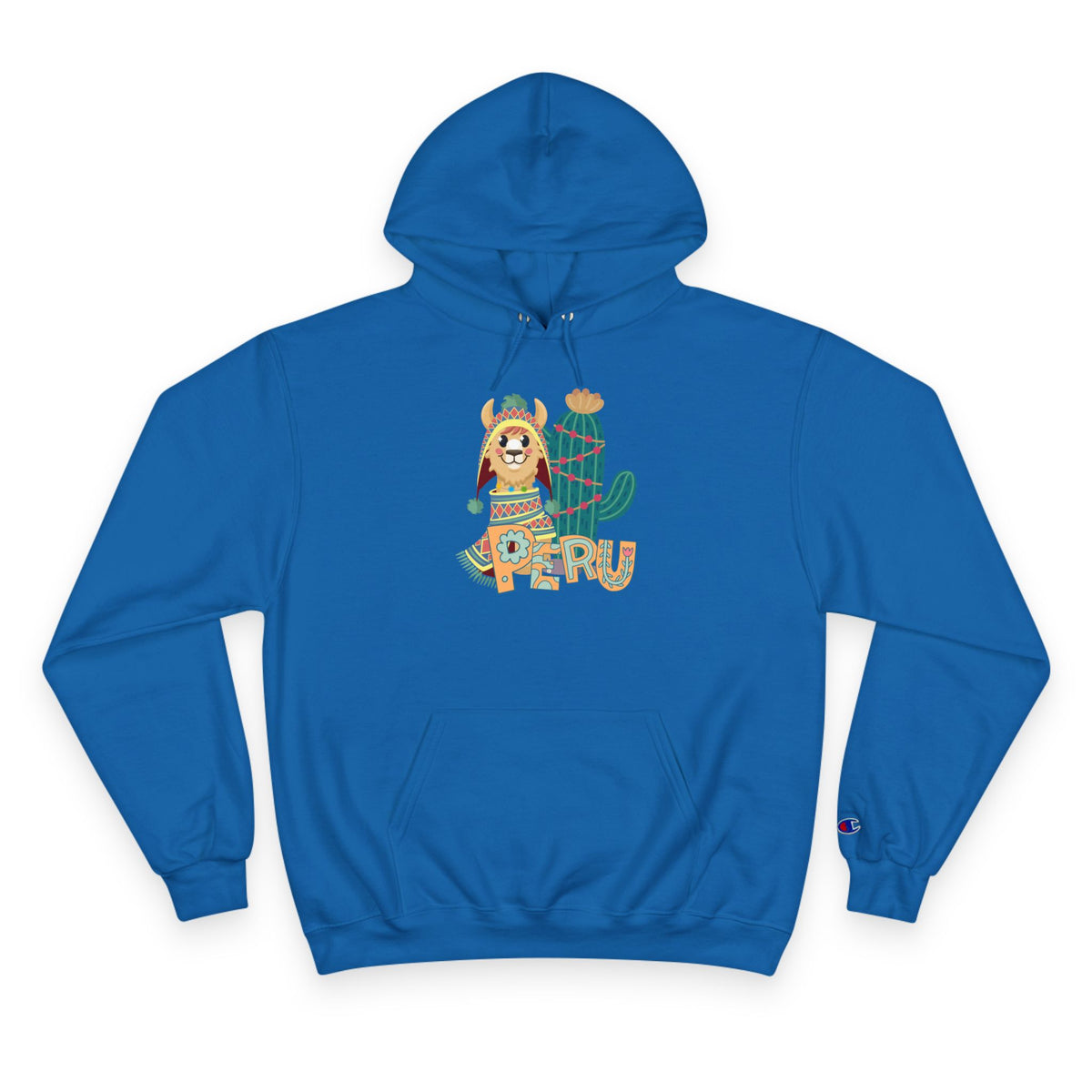 Best Peru Llama Cactus Champion Hoodie USA