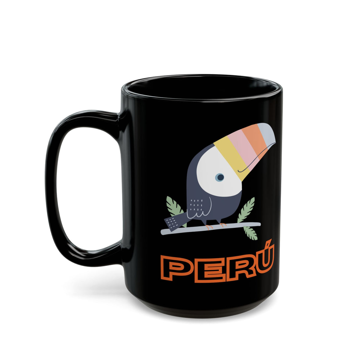 Best Peruvian Black Coffee Mug "Peru Toucan"