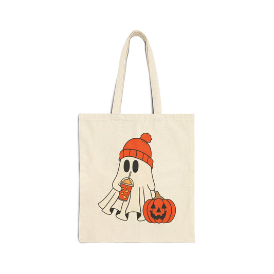 Best Coffee Tote Bag That's Giving Pumpkin Spice a Ghostly Twist: Spectral Sips