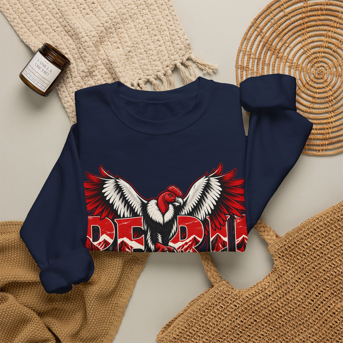 Best Peru Condor Sweatshirt - Andes Mountains Crewneck Gift