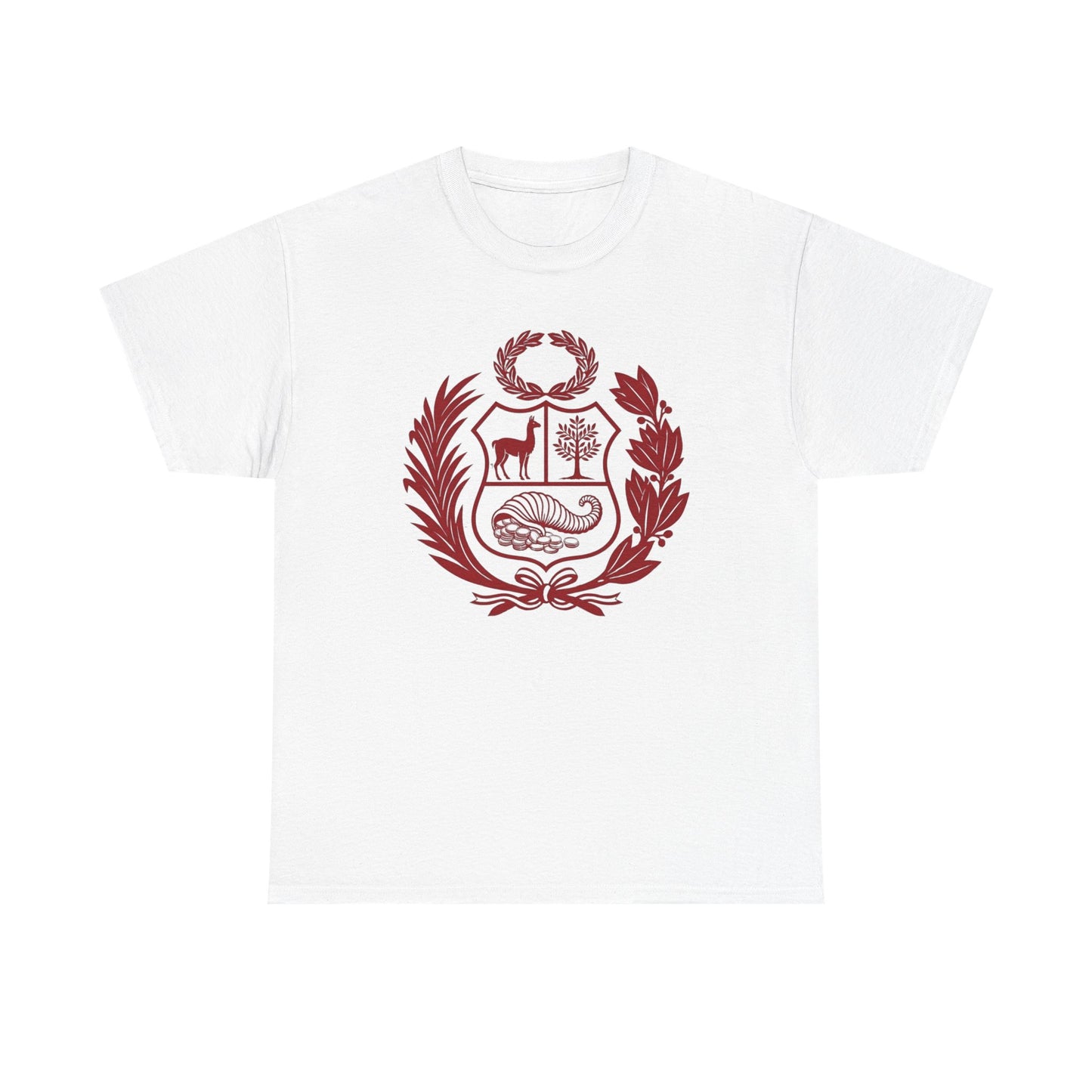 Best Peru Coat of Arms T-Shirt USA Unisex Peruvian Pride Tee