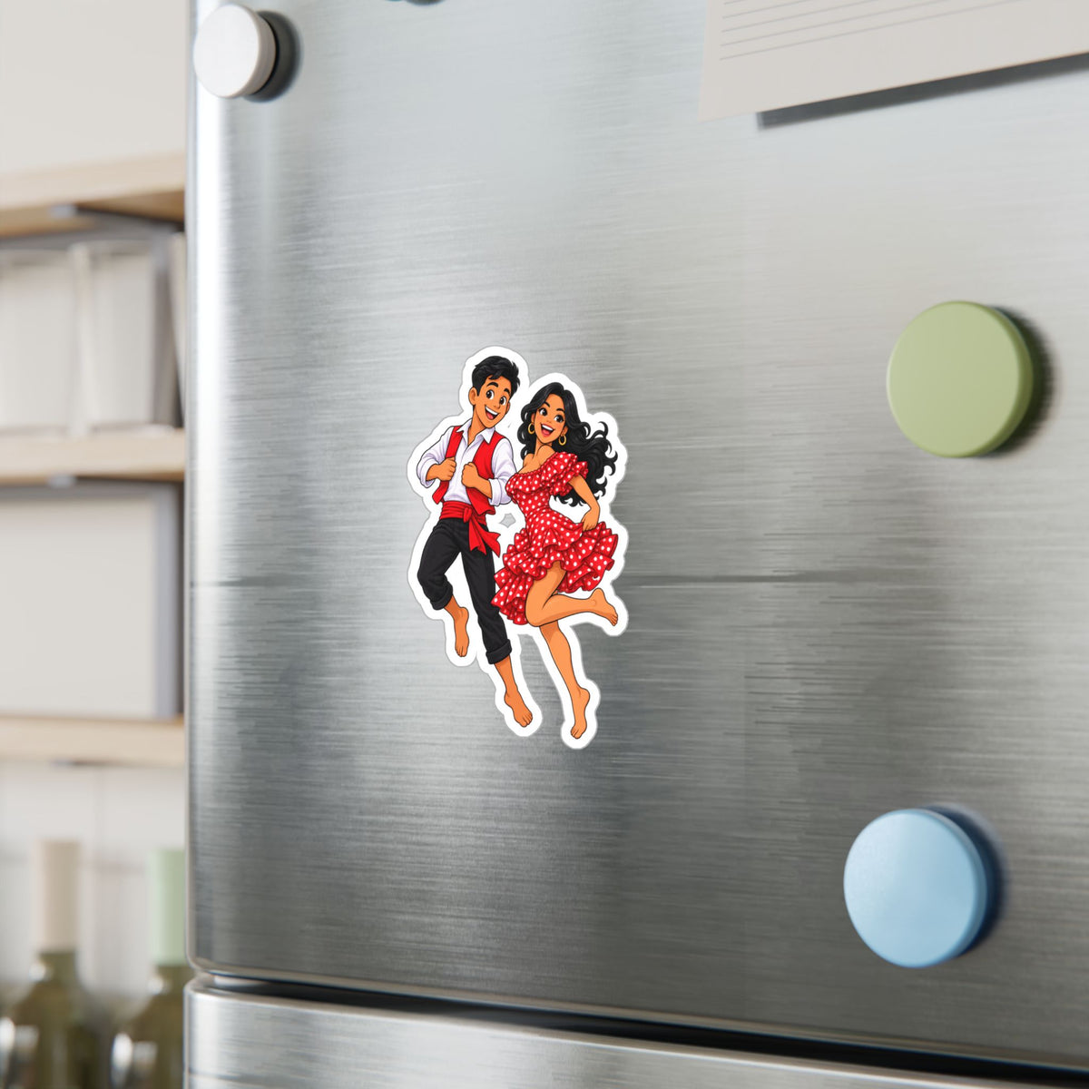 Best Peruvian Dance Couple Sticker - Afro-Peruvian Decal