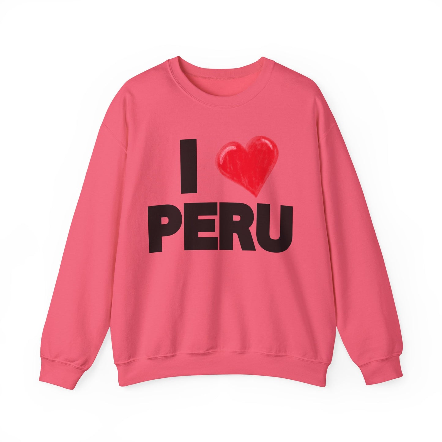 Best Peruvian Unisex Sweatshirt "I Love Peru"