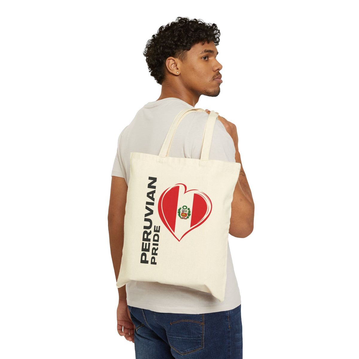 Best Peruvian Canvas Tote Bag "Peru Pride"