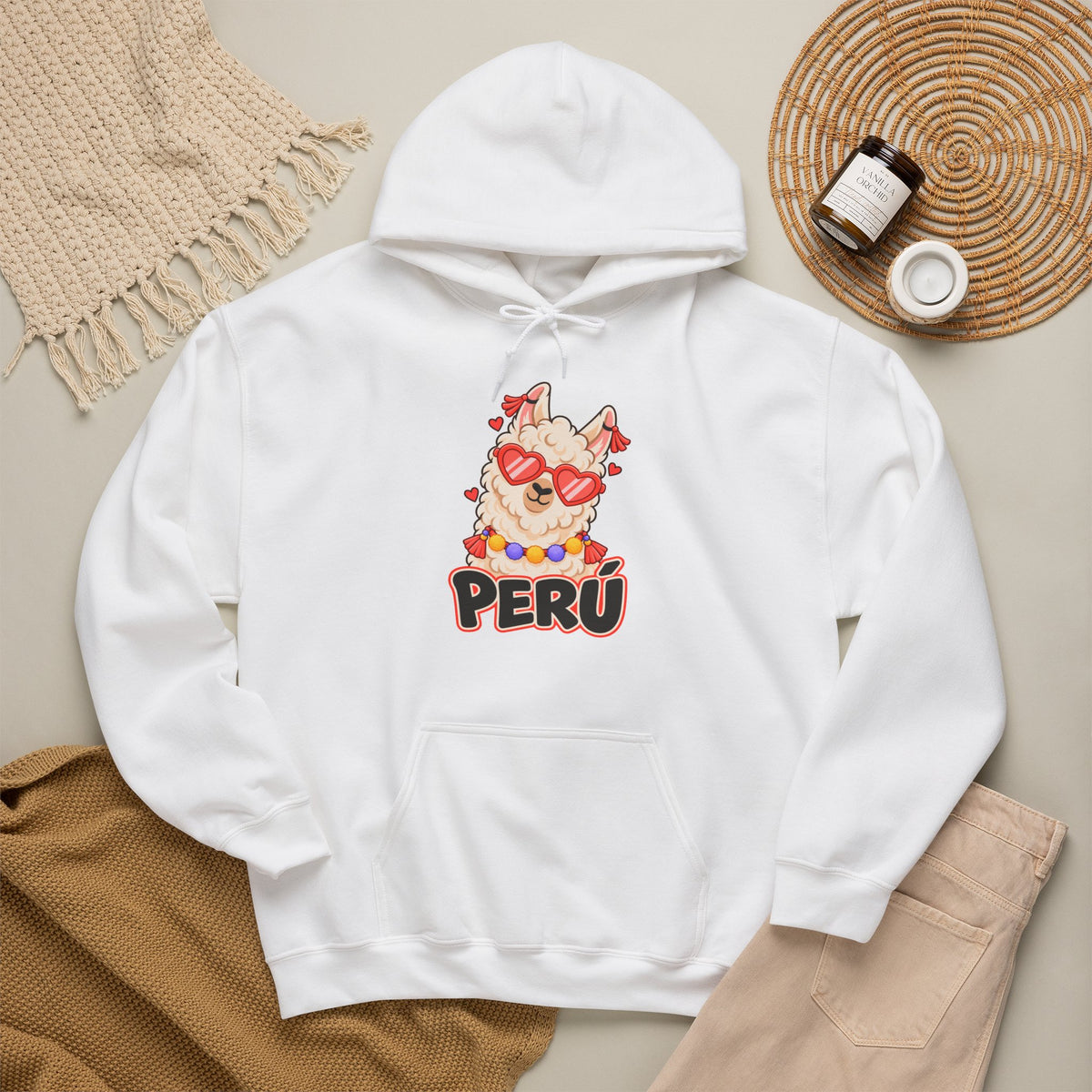 Best Cool Llama Peru Hoodie - Heart Sunglasses Llama Gift
