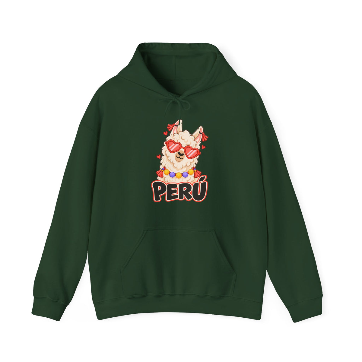 Best Cool Llama Peru Hoodie - Heart Sunglasses Llama Gift