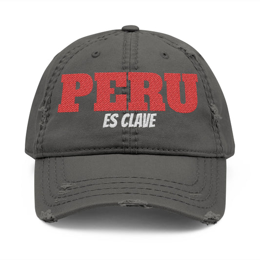 Best Peru Es Clave Embroidered Hat USA