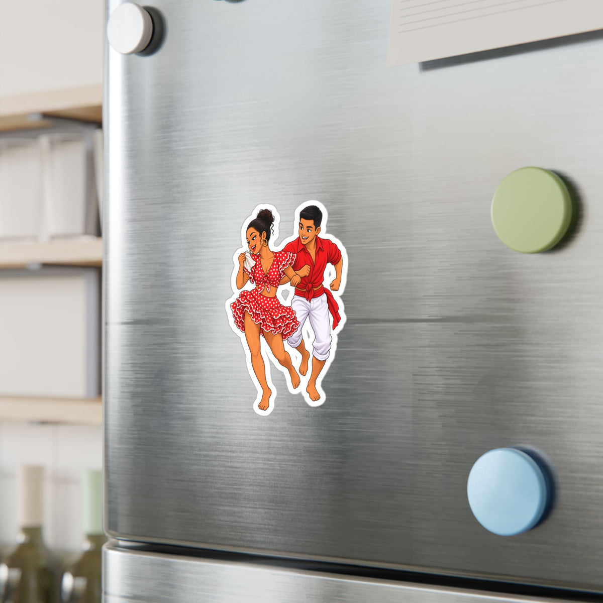 Best Afro-Peruvian Dance Sticker - Festejo Dancers Decal