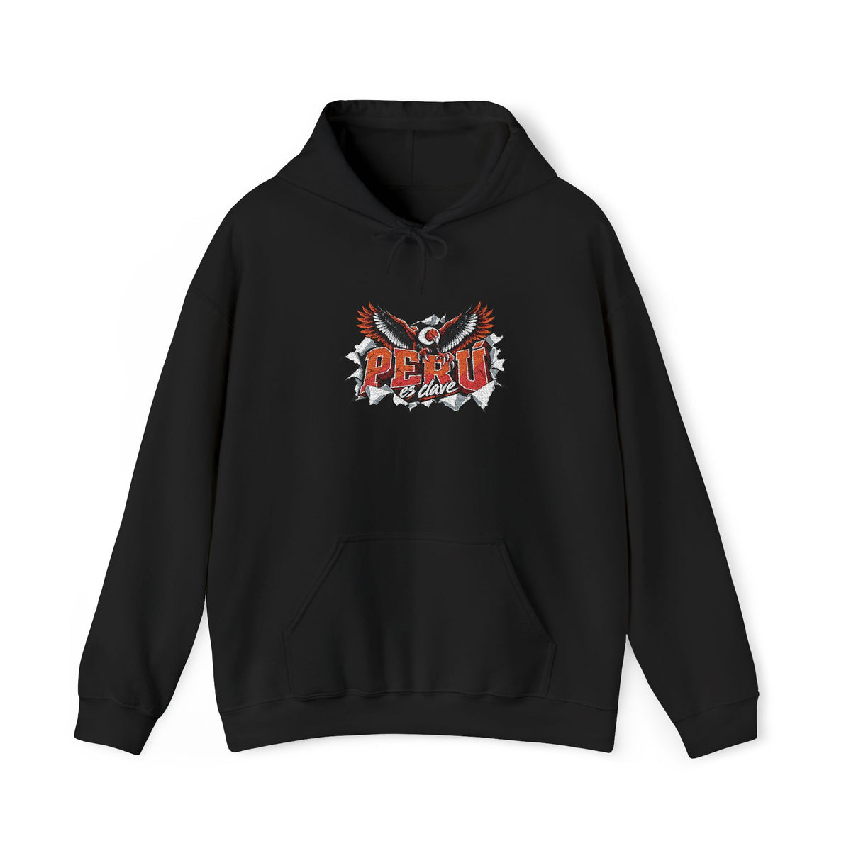 Best Perú es Clave Condor Hoodie - Embroidered Andean Gift