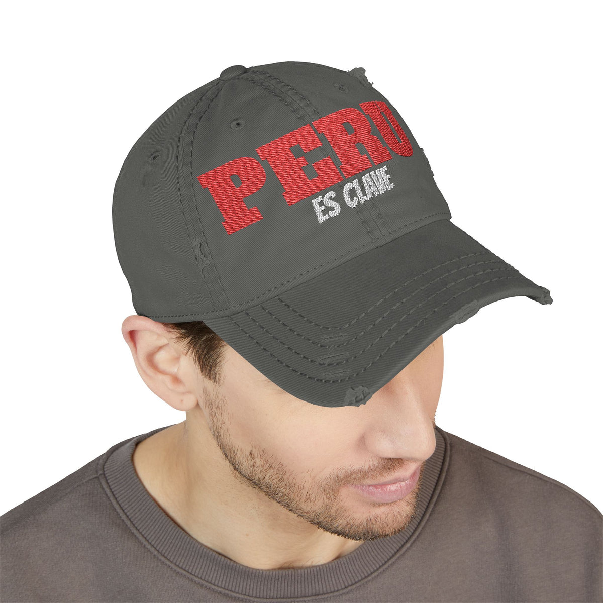 Best Peru Es Clave Embroidered Hat USA
