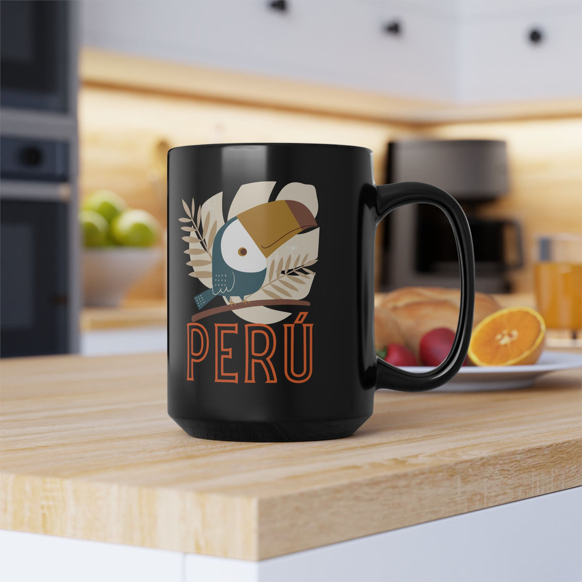 Best Peruvian Black Coffee Mug "Peru Rainforest"