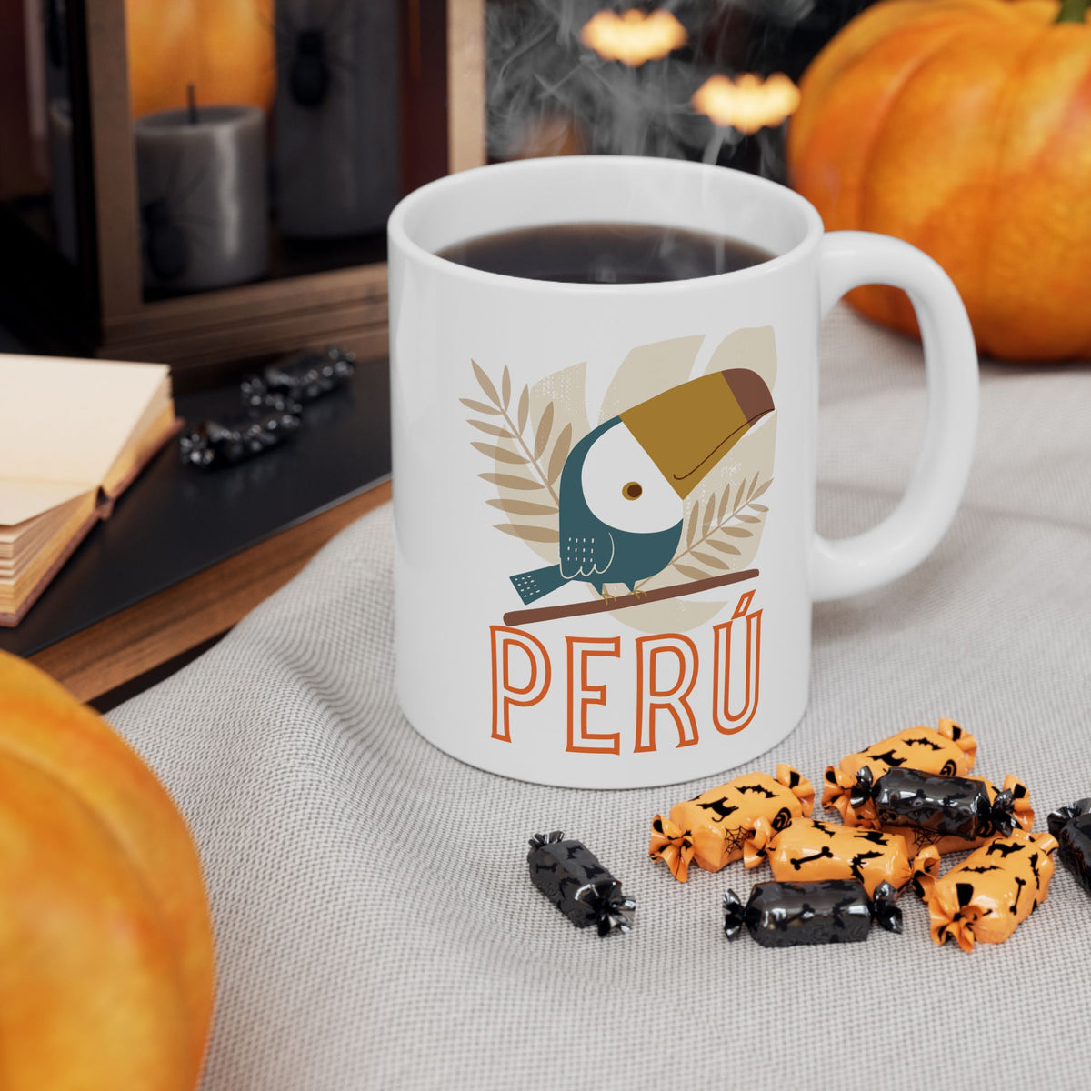 Best Peruvian Ceramic Coffee Mug "Peruvian Jungle"
