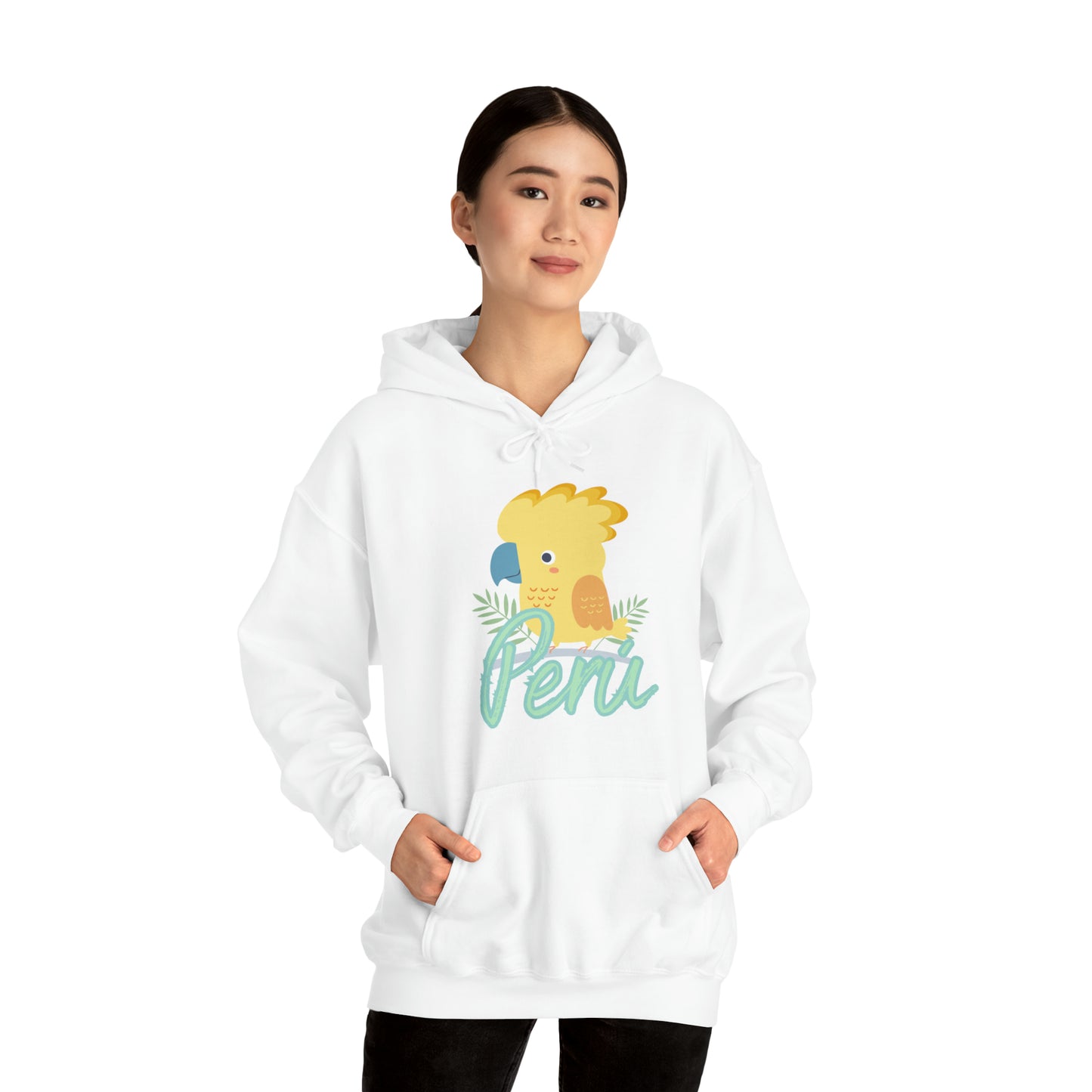 Peruvian Unisex Hoodie 'Gallito de las Rocas'