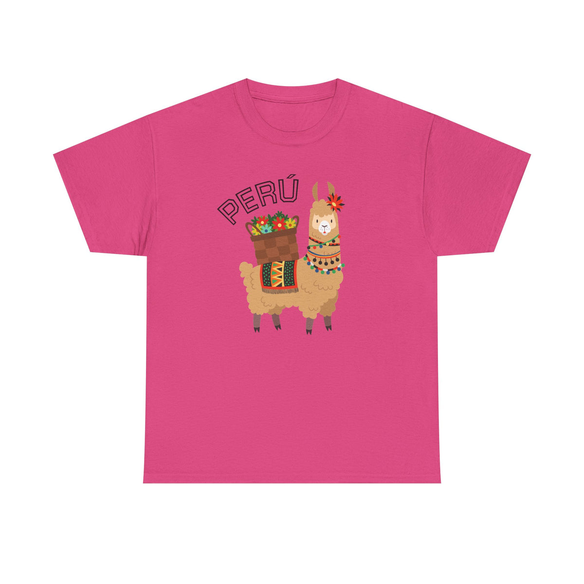 Best Peru Llama T-Shirt USA Unisex Andean Llama Pride Tee