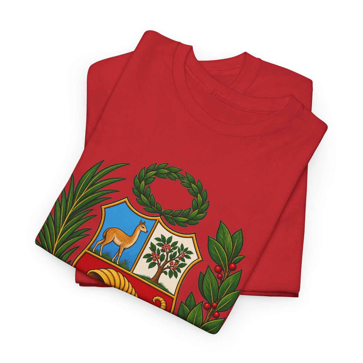 Best Peru Coat of Arms T-Shirt - Escudo Nacional Tee Gift