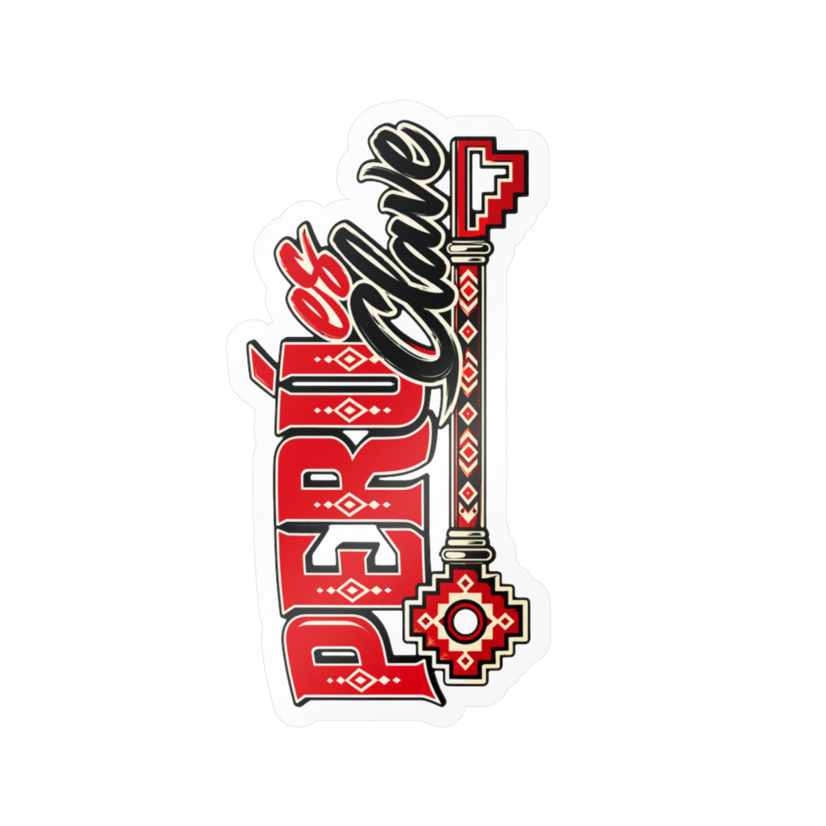 Best Perú es Clave Sticker - Chakana Key Vinyl Decal Gift